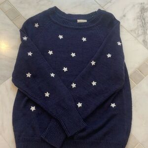 Navy star sweater